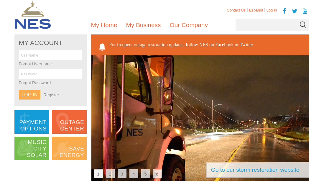 Nashville Electric Service Logo