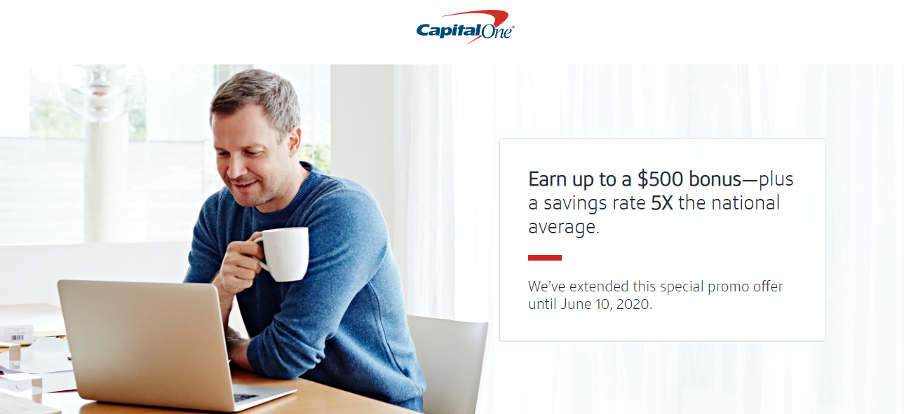 Capital One Savings Account to Earn Bonus